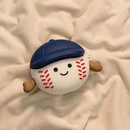 Cartoon Baseball and Tennis Shape 3D Soft Silicone Protective Casing, Shockproof Cover, Compatible F