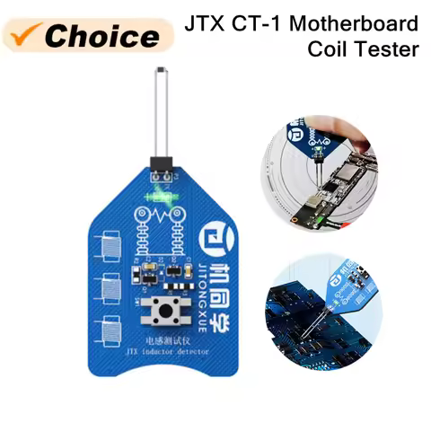 JTX CT-1 Motherboard Coil Tester for PC Maintenance Inductor Detector Tool Electromagnetic Induction
