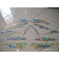 CB150R TRANSPARENT HOLOGRAM CUBE STRIPING