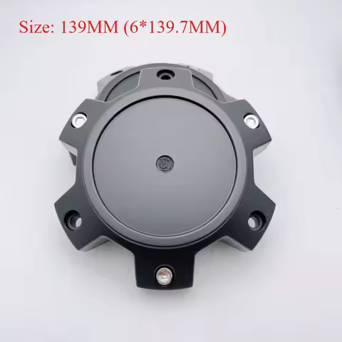 4pcs/Set 139MM Blank No Emblem Off-road Vehicle Wheel Center Caps 6 Hole 139.7 Wheel Hubcaps Rim Cov
