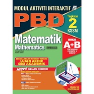Sasbadi 2023: Latihan Modul Interaktif PBD UASA Matematik (Bilingual) A+B Tingkatan 2 9789837731868 