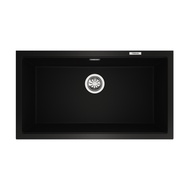 TEKA อ่างล้านจานแกรนิต1หลุม รุ่น KUBE72.37 TG BK แถมฟรีก๊อกน้ำเย็น