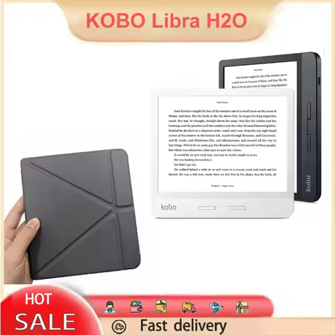 KOBO Libra H2O N873 7“ e-Reader ebook 300PPI IPX8 Waterproof Carta HD EInk screen ComfortLight PRO k