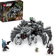 LEGO Star Wars Spider Tank 75361 Building Toy Mech from The Mandalorian Season 3 Includes The Mandal