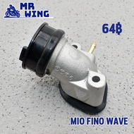 ท่ออากาศมีโอ แป้นหรีดคาบูเรเตอร์ MIO FINO WAVE สำหรับรถที่ใส่คาร์บู DASH/N-PRO งานเกรดAAA สินค้ารับประกัน