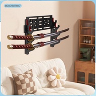 [mojotorw7] Wooden Organizer for 4 Tier Sword Display, Wall Mount Bracket for Samurai Swords
