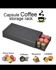 容量 18-24 粒 黑色 咖啡膠囊抽屉架 (Dolce Gusto/Lavazza/Nespresso) ** Coffee Capsule Holder ** (95% 新)