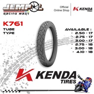Kenda Motorcycle Tire Type K761 Tube Type Ring 17 18 21 Size 2.50 2.75 3.00 (Use Inner Tube) Origina