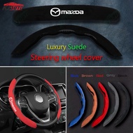 Mazda New High-grade Suede Steering Wheel Cover Car Decorations Accessories for Cx 5 3 2 Cx 8 Cx 3 Cx 30 6 Bt 50 Mx 5 5 Rx8