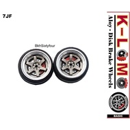 K-LOMO 7JF PREMIUM DISK BRAKE ALLOY Rubber Tire Model RAYS TE37
