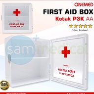 OneMed First Aid Box / First Aid Box Small White AA