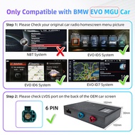 Wireless CarPlay Android auto For BMW 1 2 Series F20 F21 F22 F23 F45 2011-2020 NBT EVO With rear cam