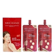 ส่งฟรี !! [ 6 ซอง ] SRICHAND Enchanted cover perfect foundation ศรีจันทร์ รองพื้น เจ้าหญิง รองพื้นศร