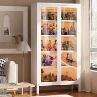 Kabinet Paparan Curio 67" Untuk Koleksi Kabinet Penyimpanan Logam 5 Tingkat Kabinet Curio Dengan Pin