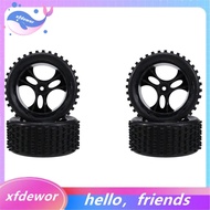 4PCS Wheels Tires Tyre A959-01 for  A959 A959-B A959-A 1/18 RC Car Spare Parts Accessories