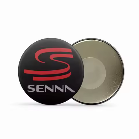 Ayrton Senna Fridge Magnets Message Board Sticker Home Decor Creative Gift Support Icons Custom Souv