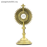 { MY Fashion }  Catholic Christian Communion Statue Gold Jesus Hominum Salvator Home Office Table De