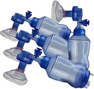 WNL Products Practi-Mask BVM CPR Training Masks Includes CPR Training Practi-Masks, Bag Valve Squeez