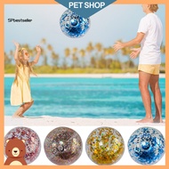 Sp High-quality Pvc Beach Ball Sun-catching Transparent Beach Ball Sparkling Beach Ball for Summer Fun Ideal for Pool Parties and Water Activities Safe and Durable Glitter