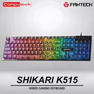 Fantech Wired Gaming Keyboard SHIKARI K515 Keycaps Transparent RGB Membrane - Transparent K 515 Fant