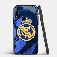 GK-74 Real Madrid Glass Casing for OPPO Realme A33 A53 C17 A53S 7i A31 A32 2020