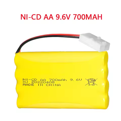 New 9.6v 700mAh NiCD Battery for Remote Control Rc Cars Tanks Robots Boat Ship Toys Guns AA 9.6 V Re