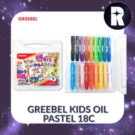 Greebel Oil Pastel PP - 18C Greebel Oil Crayon 18 Colors/
