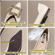 >NB Tiptop Ready Stock Kasut Perempuan Women's Flat Shoes Soft Soled Pointed Flat Shoes->NB