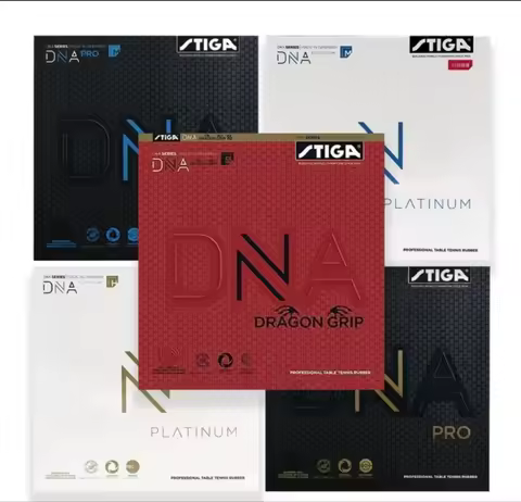 STIGA DNA Red Dragon Table Tennis Rubber High Elasticity Cake Sponge Adhesive Cover DNA PRO Intrinsi