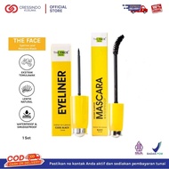 The FACE Temulawak Volume Glamor Waterproof Mascara | Cool Black Eyeliner