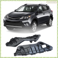 [J X Q K] 2Pcs for 2013 - 2019 Toyota Rav4 Front Bumper Brackets Retainers Left Right 52536-0R040 52
