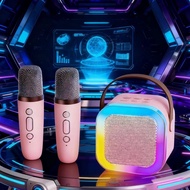 K K12 Wireless Bluetooth Speaker Microphone Integrated Family Song Speaker Wireless K Song Square Da