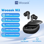 Wooask M3 Bluetooth Translator Earbuds (Music, Calling, Translation) 3-in-1 Translator Wireless Earb