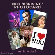 [UNOFFICIAL] NIKI ZEFANYA PHOTOCARD 88RISING SINGER MUSICIAN SINGER WEST INDO IDOL SINGER