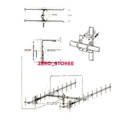 Jumper Antena Gazden Stik Boomer Jamper Antenna SBJ Broadband Stik Yagi VHF FM GASDEN Antena arahan