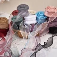 Corrugated chiffon ribbon to decorate birthday cake box 4cm x 9m (no core)