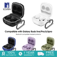 UJ.B Portable Earphone Protective Case Wireless Bluetooth-compatible Earbuds Case Wear-resistant for Samsung Galaxy Buds Live/Pro/2/2Pro