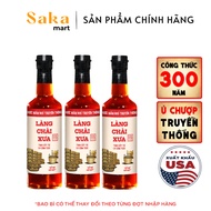 [Combo of 3 bottles] Fish Sauce 30 protein levels Traditional Ancient Fishing Village red label 500m