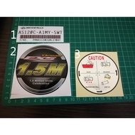 Sticker Motor EX5/MODENAS/CAUTION