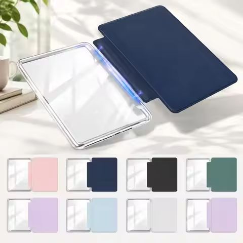 Magnetic Detachable E-Reader Case Acrylic Shockproof Folio Cover Auto Sleep Wake for Kindle Paperwhi