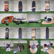 0221 surf skate Ready To Play Woody Press Board 32 33 Inches Turn 30-40 Degrees 70mm Wheels