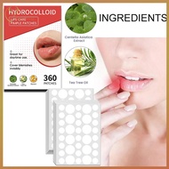 TERY 360pcs Mouth Blister Patch Cold Sore Lip Blister Patch Cold Sore Healing Hydrocolloid Lip Care 