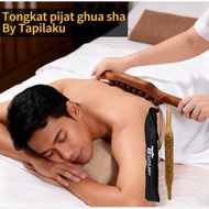 GENUINE MAHOGANY WOOD MASSAGE STICK GHUA SHA TRADITIONAL ACUPUNCTURE REFLEXION BACK SCRAPPING