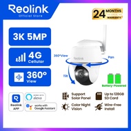 Reolink Go PT Plus : Time Lapse 4G LTE Cellular Security Camera Outdoor, 5MP Security Camera - B4GPT