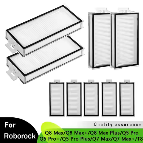Washable HEPA Filter For Roborock Q8 Max/Q8 Max+/Q8 Max Plus/Q5 Pro/Q5 Pro+/Q5 Pro Plus/Q7 Max/Q7 Ma