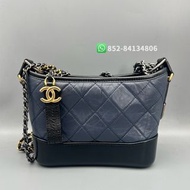 🔥99 新✨全港最平 ‼️ 正品 任驗 ‼️ CHANEL Small Gabrielle Hobo Bag 藍黑色 A91810 小號 手袋 斜孭袋 鏈條包 流浪包 💖可斜孭 可單肩 可手拎👏現貨 