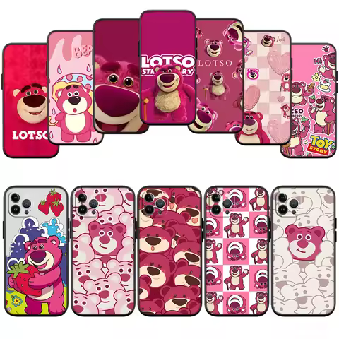ED15 Disney Lotso New High-End Cover Phone Case for Redmi Note 13 14 Pro+ Plus A3 13X 13C 14S 14C