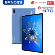 【2024 TOP1】รองรับภาษาไทย🔥BANOSS N70 tablet 10.1นิ้ว แท็บเล็ต 6GB 8GB 10GB RAM 128GB 256GB 512GB ROM Android 11 แท็บเล็ตของแท้ รองรับ4G ใส่ได้สองซิม 8800mAh battery❗ ประกันเครื่อง 12 ด. ประกันซอฟแวร