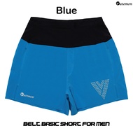 VATEMON กางเกงวิ่ง BELT BASIC SHORT AERO WAVE  สำหรับผู้ชาย