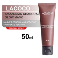 Natural Acne Face Masks / Natural Face Masks / Dry Skin Masks / Natural Blackhead Removal Masks / LACOCO Amazonian Charcoal Glow Mask Original NASA / Charcoal Mask / Face Mask